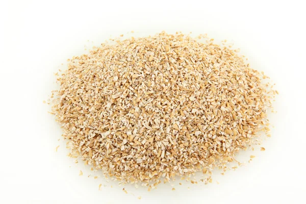 Pile di farina d'avena isolata — Foto Stock
