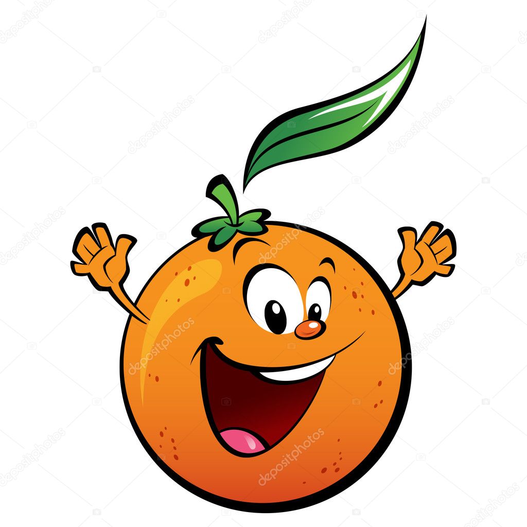 Happy orange