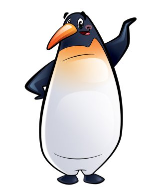 Penguen sunulması