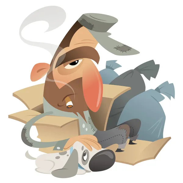 4 6 Poor Man Cartoon Vector Images Free Royalty Free Poor Man Cartoon Vectors Depositphotos