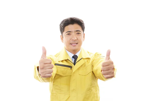 Smiling Worker — Stock Photo, Image
