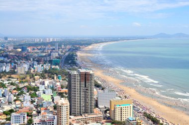 Vung tau şehir ve sahil, vietnam