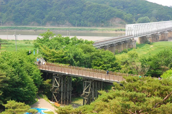 Freedom bridge DMZ, Corea . — Foto de Stock