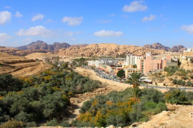 Wadi Musa, small town around Petra