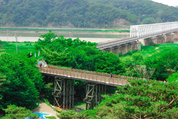 Freedom bridge DMZ, Korea.