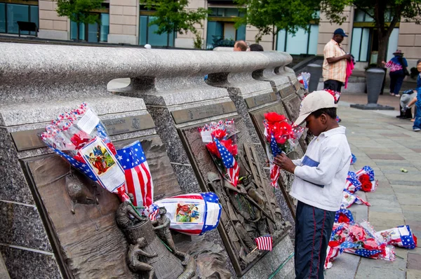 Ons Marine memorial in memorial day-2013, washington dc, Verenigde Staten — Stockfoto