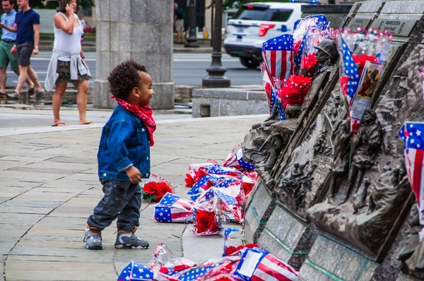 Мемориал ВМС США в День памяти 2013 года, Вашингтон, США — стоковое фото