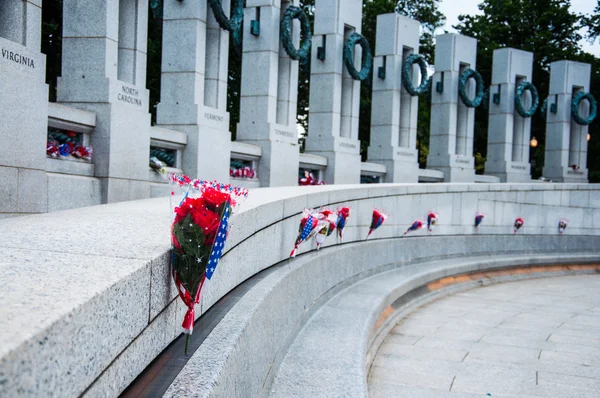 Memorial de la Segunda Guerra Mundial en el Memorial Day 2013, Washington DC, EE.UU. — Foto de Stock