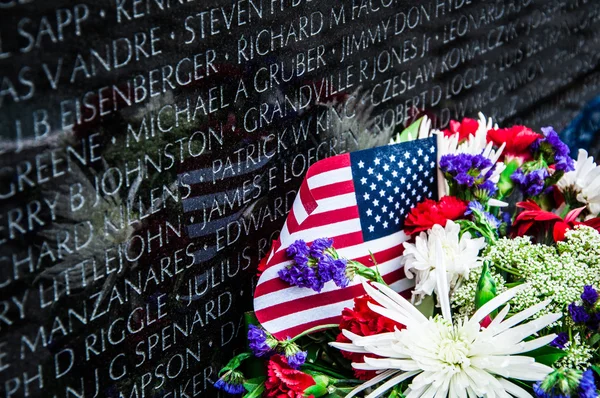 Memoriale di veterani del Vietnam, washington dc, usa — Foto Stock