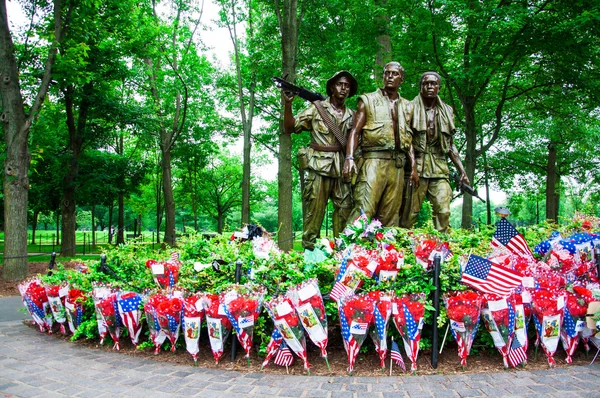Vietnam Veterans Memorial, Washington DC, Amerika Serikat — Stok Foto
