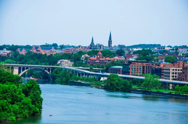 Washington DC junto ao rio Potomac — Fotografia de Stock