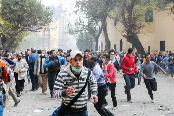 カイロ、エジプトで大規模な抗議 — ストック写真