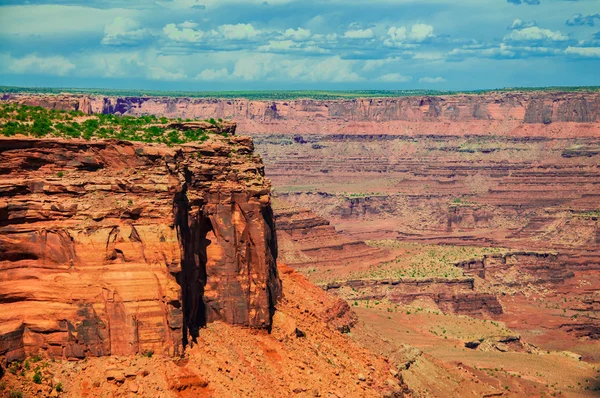 Grand vyhlídka, canyonlands národní park, utah, usa — Stock fotografie
