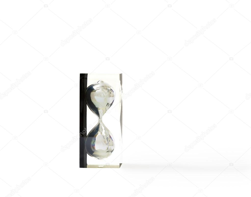 Sand-glass isolated on white