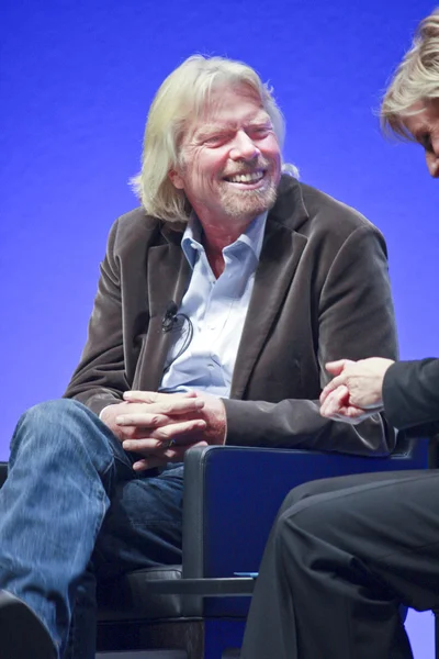 FRANKFURT, ALEMANIA - 17 DE MAYO: Richard Branson, Fundador y Presid — Foto de Stock