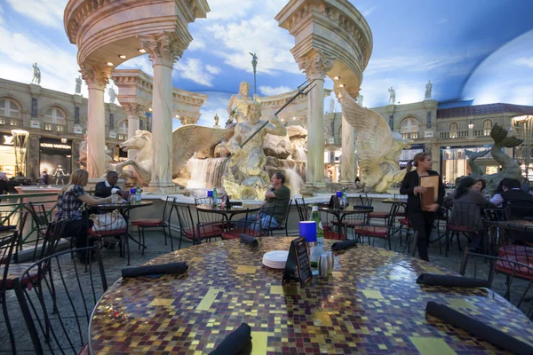 Café in forum winkels in caesars palace hotel in las vegas — Stockfoto