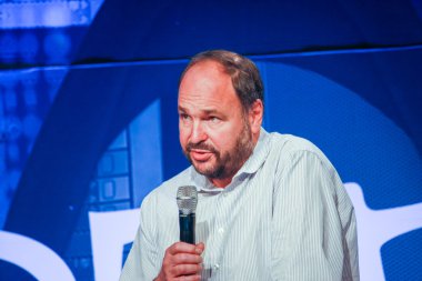 Las vegas, nv - 6 Nisan 2014: ceo pivotal paul maritz üzerinde 6 Nisan 2014 yılında las vegas, nv emc 2014 Dünya Konferansı'nda konuşma yapar