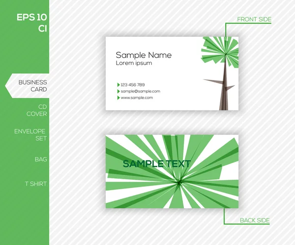 Design de identitate corporativă pentru afaceri - Card — Vector de stoc