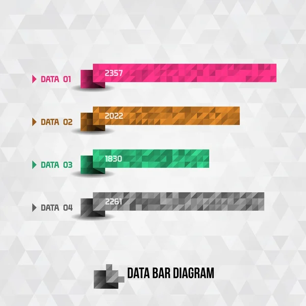 Gráfico de barras Diagrama —  Vetores de Stock