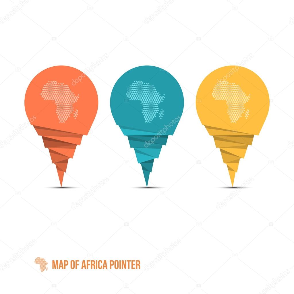 Map of Africa Pointer