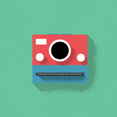 Analog anında film retro kamera