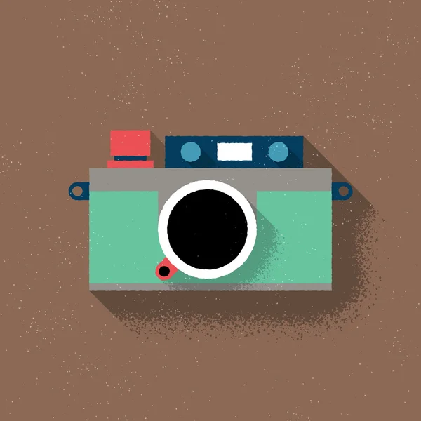Caméra de film de télémètre analogique — Image vectorielle