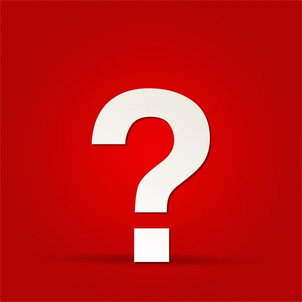 EPS 10 - question mark web icon design — 图库照片