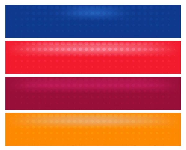 EPS 10 - Horizontal web banner. Easy to change size. — Stock Photo, Image
