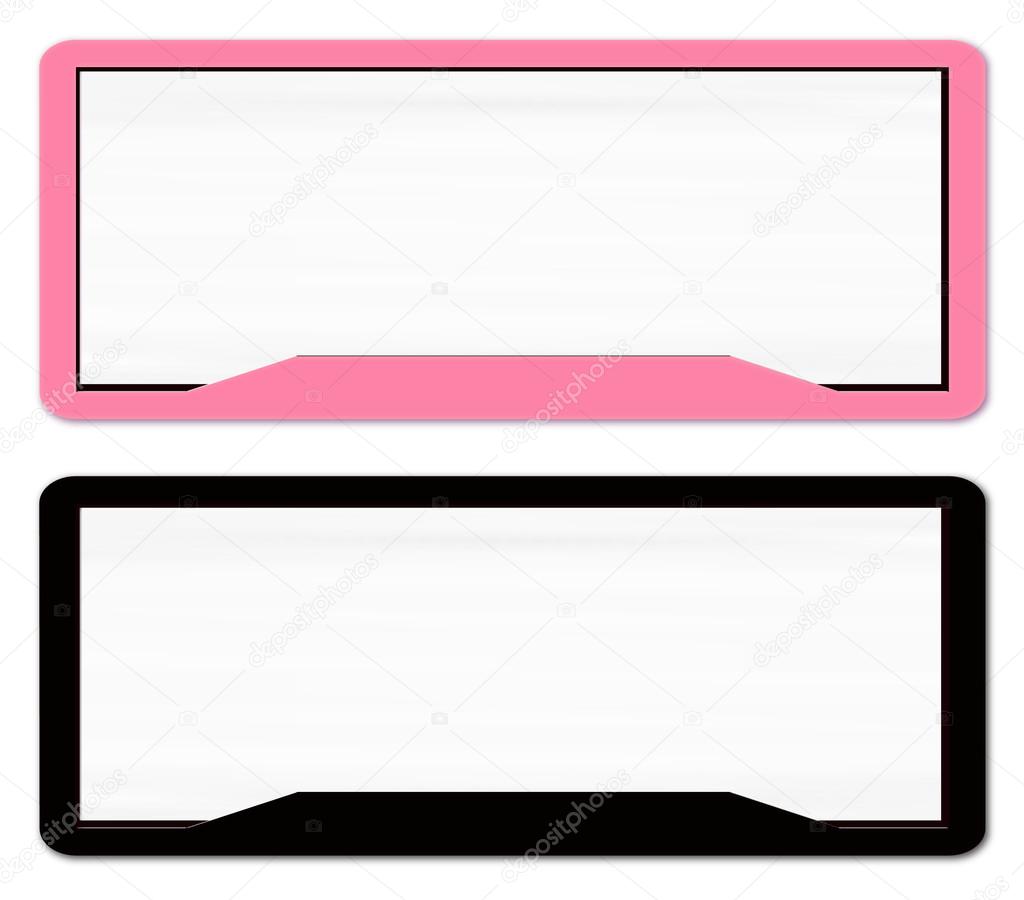 Blank Vehicle License Plate Stock Photo by ©Istanbul2009 23308702