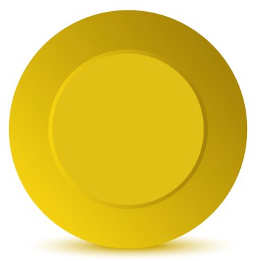 EPS 10 - golden plate