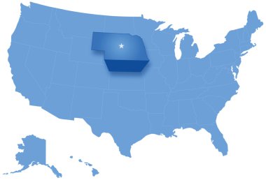 Birleşik Amerika Birleşik Devletleri nebraska nerede çekilir Haritası
