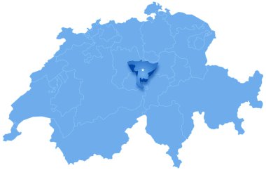 nidwalden nerede çekilir İsviçre Haritası