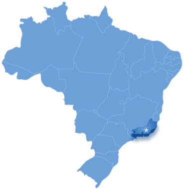 rio de janeiro nerede çekilir Brezilya Haritası