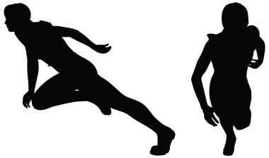 beyaz zemin üzerinde bir kadın silueti