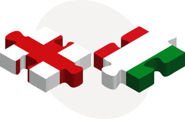 İngiltere ve İtalya bayrakları bulmaca