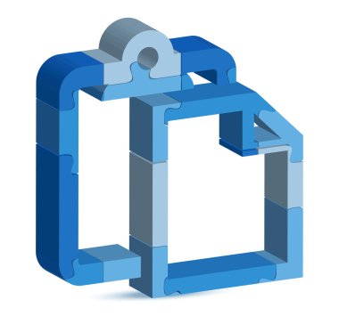 Yapıştır kutsal kişilerin resmi bulmaca 10 EPS vektör çizim