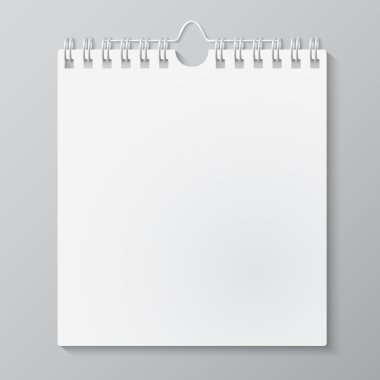 Bahar ile boş duvar takvimi