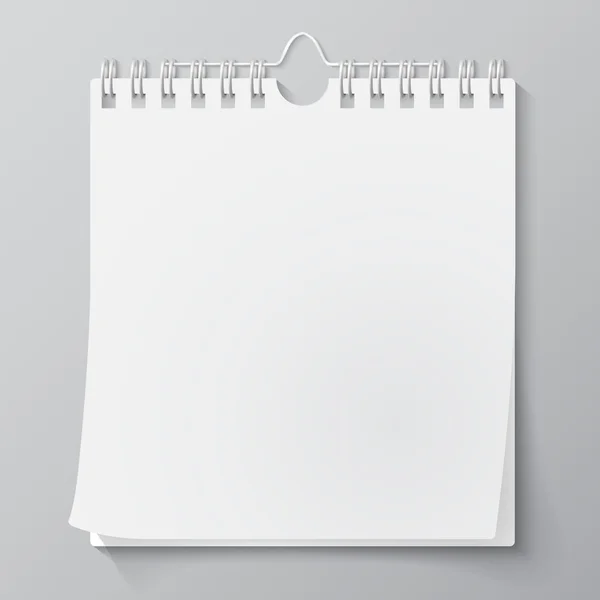 Bahar ile boş duvar takvimi