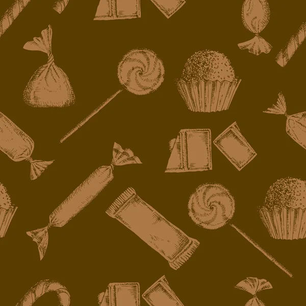 Fondo de caramelo Vintage — Vector de stock