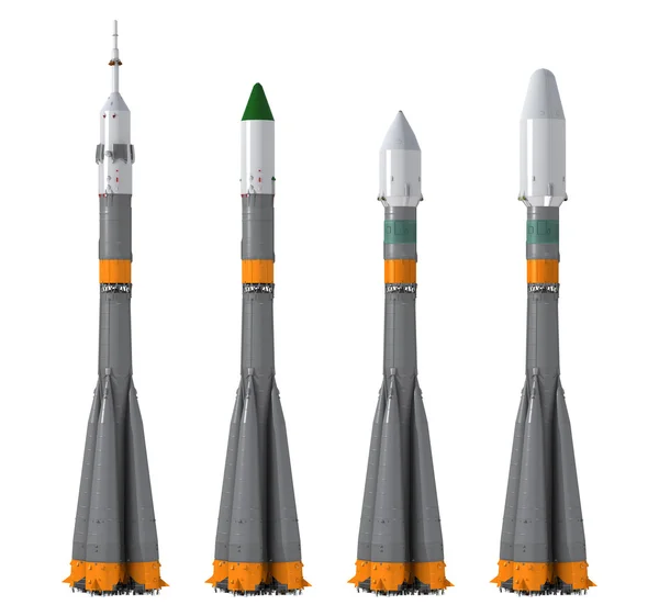 Carrier Rockets Famiglia "Soyuz" . — Foto Stock