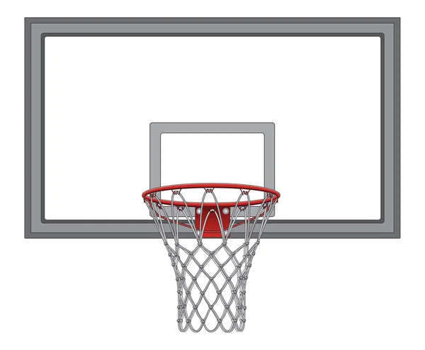 Basketbal čisté štítek backboard — Stockový vektor