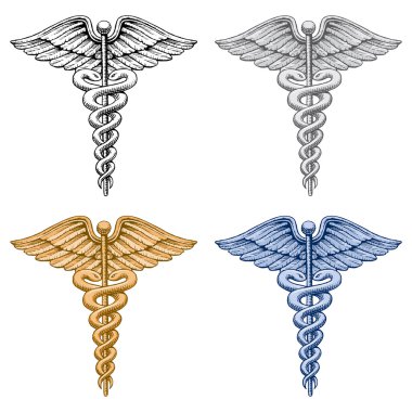 caduceus sağlık sembol