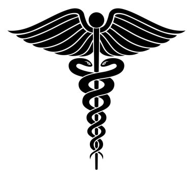 caduceus sağlık sembol II