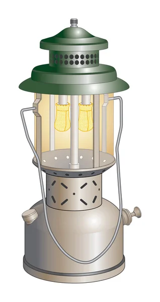 Camping Lantern — Stock Vector