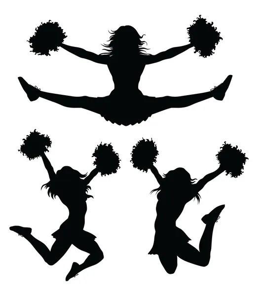 Cheerleaders — Stockvector