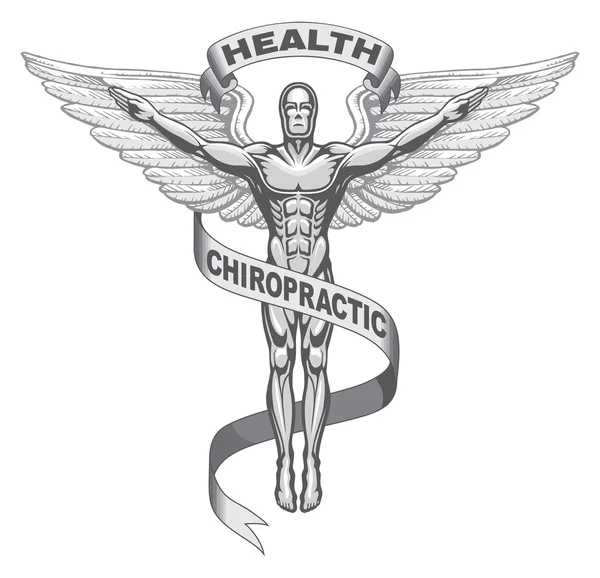 Chiropractic sembolü — Stok Vektör