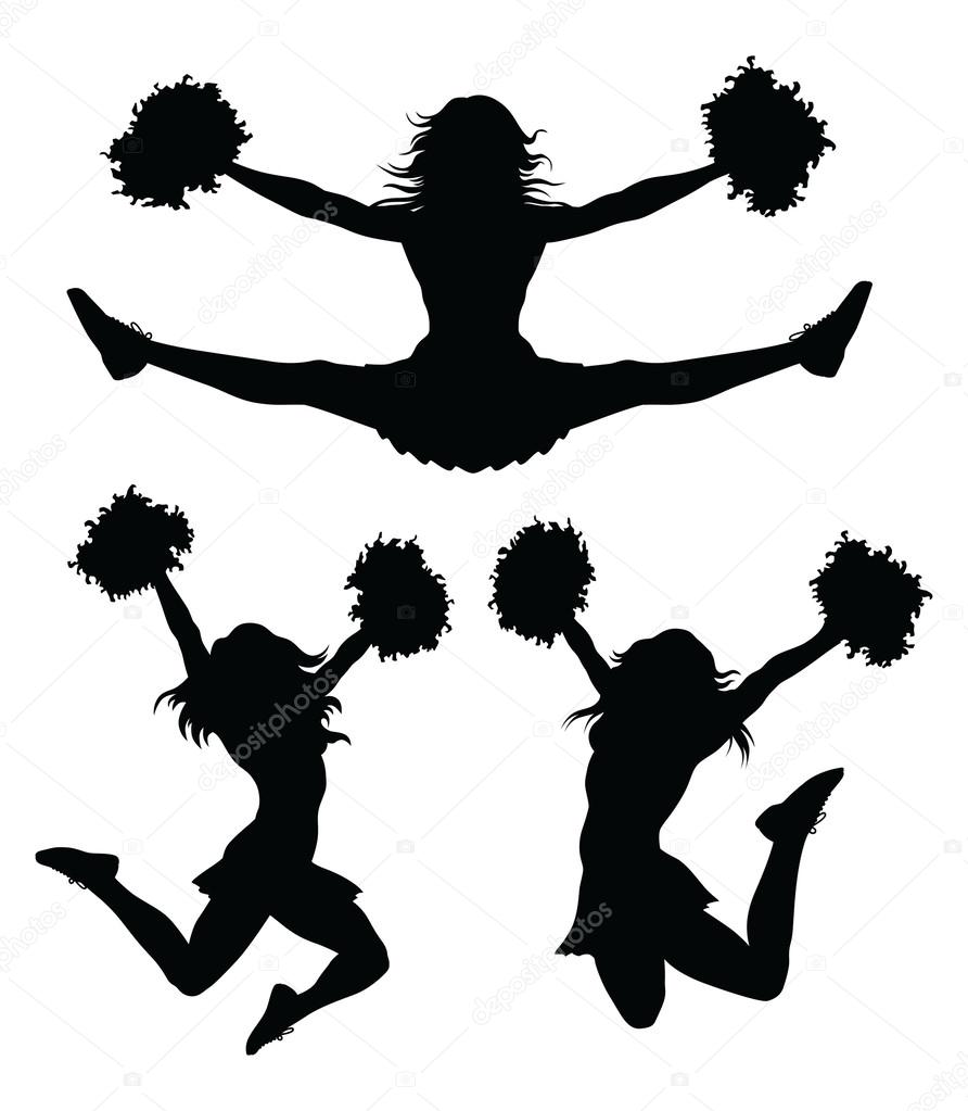 Cheerleader Silhouette Images