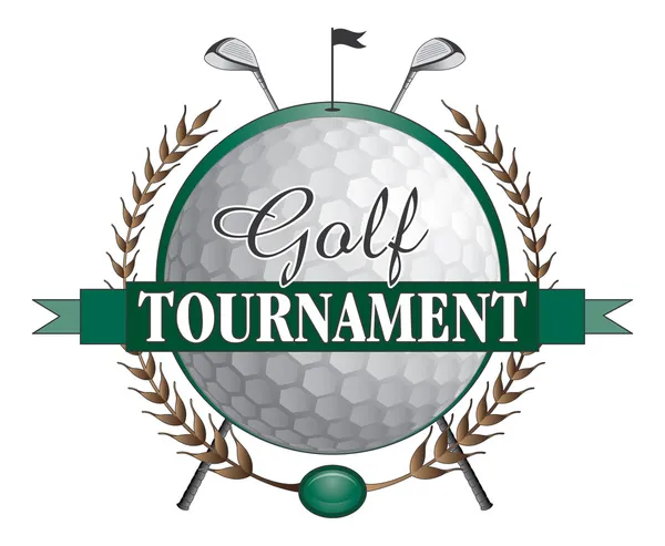 Diseño de clubes de torneos de golf — Archivo Imágenes Vectoriales