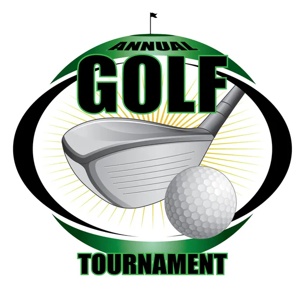 Golf Kulübü ve topu tasarımı Yıldız patlaması