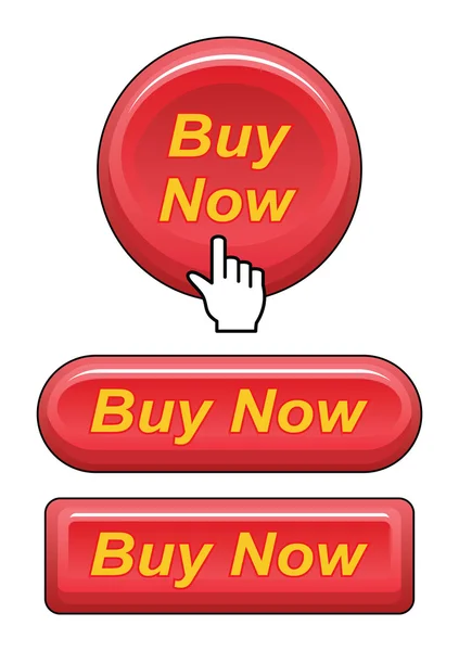 Buy Now Buttons — Stock Vector